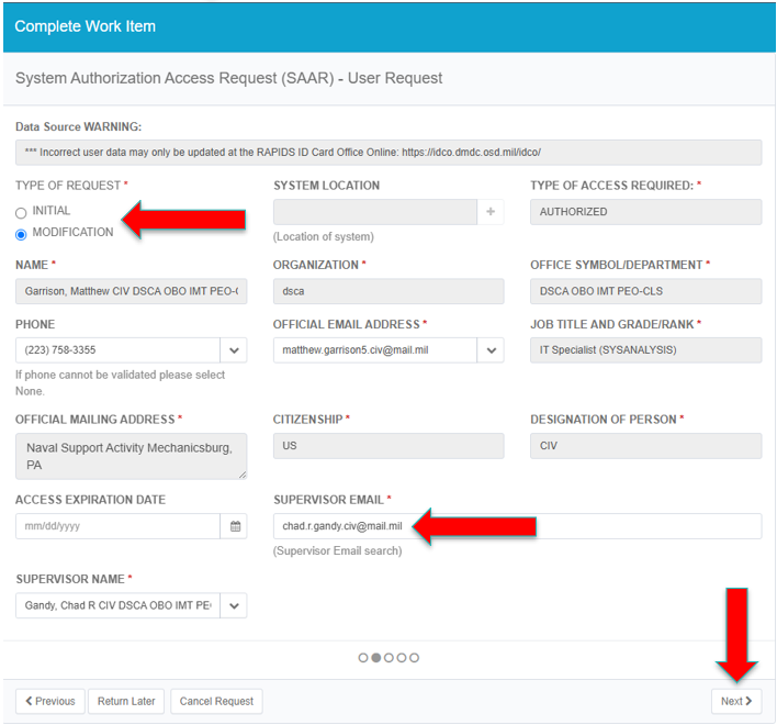 Review access and policy step 2